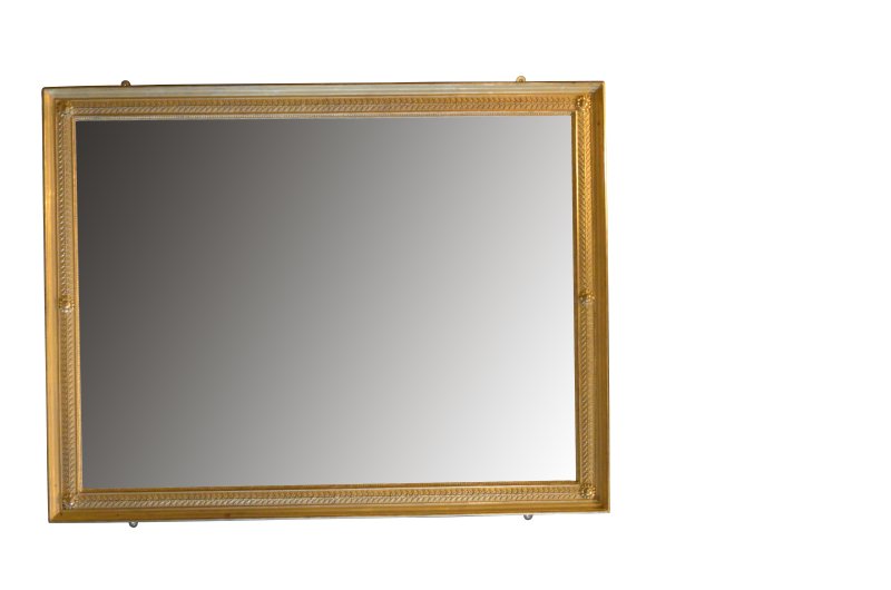 Large Antique Giltwood Wall Mirror 122/158vm - Image 2